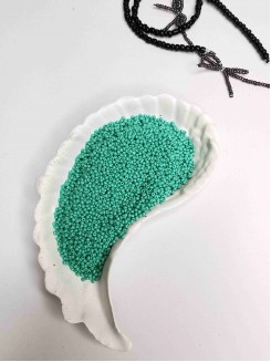 Бисер 13/0 класс А, калиброванный Чехия (бирюзовый матовый)